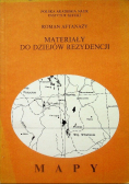 Materiały z dziejów rezydencji Mapy