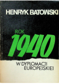 Rok 1940 w dyplomacji europejskiej