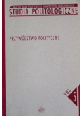 Studia politologiczne Przywództwo polityczne