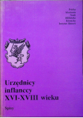 Urzędnicy inflanccy XVI do  XVIII wieku
