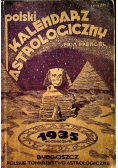 Polski kalendarz astrologiczny 1935 r.
