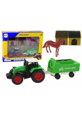 Zestaw farma + traktor + koń