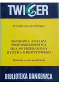 Bankowa analiza przedsiębiorstwa dla potrzeb oceny ryzyka kredytowego