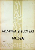 Archiwa Biblioteki i muzea Kościelne Tom 7