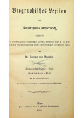 Biographisches Lexikon des Kaiserthums Oesterreich 1889r