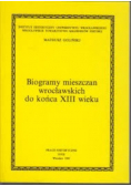 Biogramy mieszczan wrocławskich