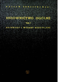 Budownictwo ogólne tom I