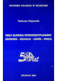 Mały słownik interdyscyplinarny