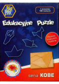 Edukacyjne Puzzle drewniane seria KOBE Nowe