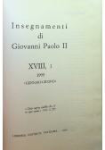 Insegnamenti di giovanni paolo VIII 1