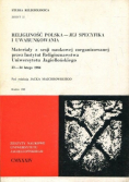 Religijność Polska - jej specyfikacja i uwarunkowania