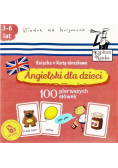 Angielski dla dzieci. 100 pierwszych słówek. Książka + karty obrazkowe. Kapitan Nauka