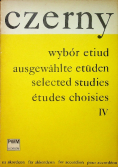 Wybór etiud na akordeon Tom IV Na akordeon
