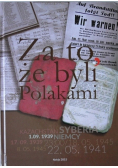 Za to że byli Polakami