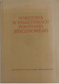 Warszawa w pamiętnikach powstania styczniowego
