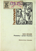 Poematy i proza liryczna