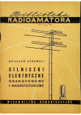 Silniczki elektryczne gramofonowe i magnetofonowe