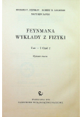 Feynmana wykłady z fizyki Tom I część 2