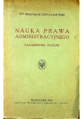 Nauka prawa administracyjnego 1924 r.