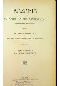 Kazania misyjne ks Karola Antoniewicza Tom 1 1906 r.