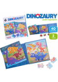 Puzzle magnetyczne Dinozaury