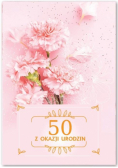 Kartka okolicznościowa Urodziny 50