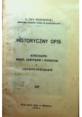 Historyczny opis kościołów miast zabytków i pamiątek w Jędrzejowskiem 1930 r.