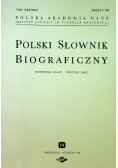 Polski Słownik Biograficzny XXXVIII / 3 Zeszyt 158