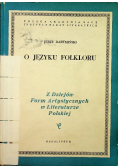 O języku folkloru