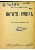 Notatki cynika 1927 r.
