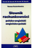 Słownik rachunkowości polsko - angielski angielsko - polski