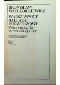 Warszawskie ballady podwórzowe
