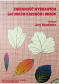 Zmienność wybranych gatunków krzewów i drzew