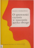 O sprawności czytania w nauczaniu języka obcego