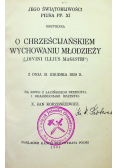 Encyklika o chrześcijańskiem wychowaniu młodzieży 1931r
