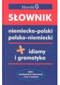 Słownik niemiecko polski polsko niemiecki plus idiomy i gramatyka
