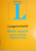 Wielki słownik polsko - angielski angielsko - polski