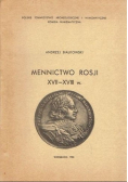 Mennictwo Rosji XVII - XVIII w