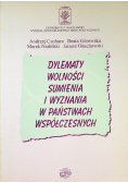 Dylematy wolności sumienia i wyznania w państwach współczesnych