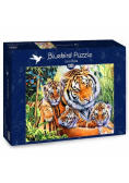 Puzzle 1000 Rodzina tygrysów