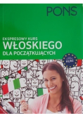 Ekspresowy kurs Włoskiego dla początkujących A1 A2 plus 4 płyty CD