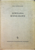 Równania różniczkowe