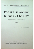Polski słownik Biograficzny Tom IV reprint z 1938 r