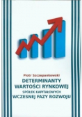 Determinanty wartości rynkowej spółek kapitałowych wczesnej fazy rozwoju