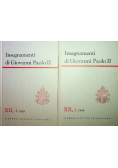 Insegnamenti di Giovanni Paolo II tom XII część 1 i 2