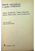 Metody optymalizacji w języku FORTRAN