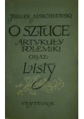 O sztuce  artykuły Polemiki oraz listy