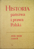 Historia państwa i prawa Polski 1918-1939 część II