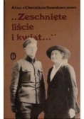Zeschnięte liście i kwiat