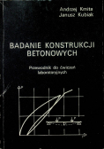 Badanie konstrukcji betonowych